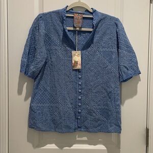Johnny Was Briallen Shirt Brand New with tags